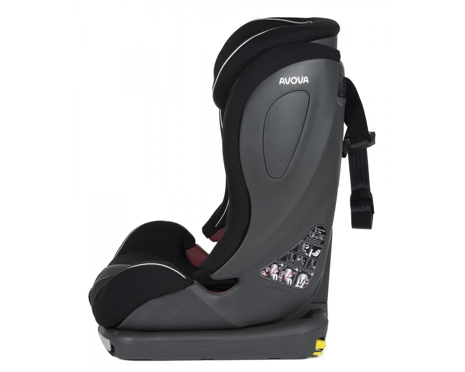 Автокрісло Avova Sperling-Fix i-Size Pearl Black 0375 фото 3