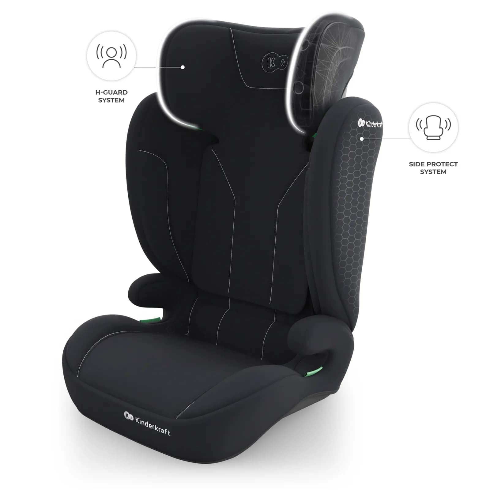 Автокрісло Kinderkraft i-Spark 2 Plus i-Size KCISPA02BLKPL00 Black фото 4
