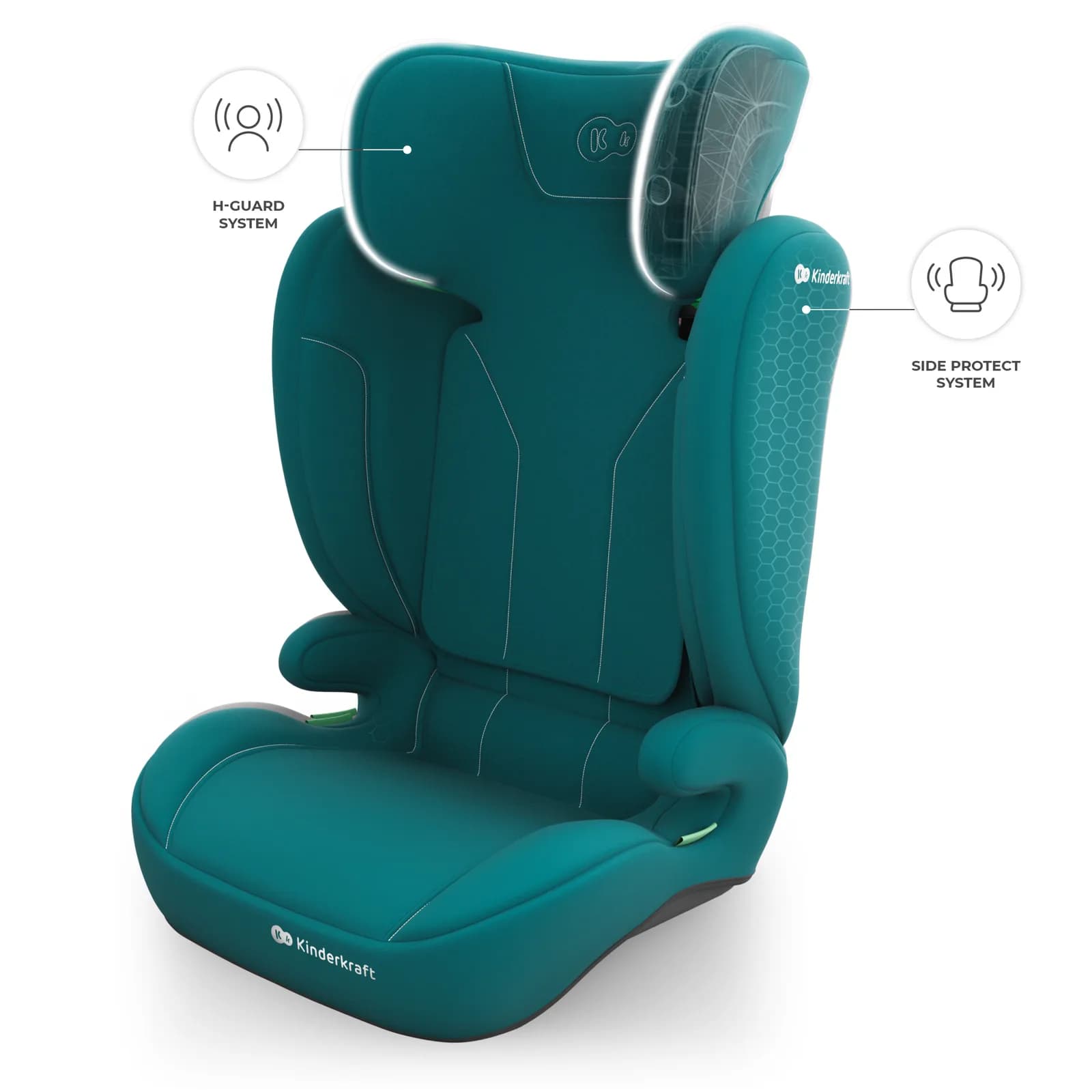 Автокрісло Kinderkraft i-Spark 2 Plus i-Size KCISPA02GREPL00 Green фото 4