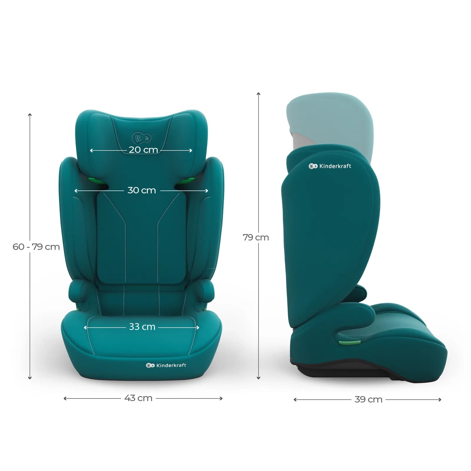 Автокрісло Kinderkraft i-Spark 2 Plus i-Size KCISPA02GREPL00 Green фото 9