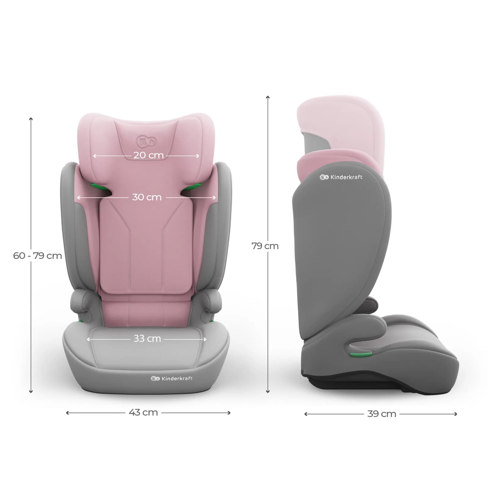 Автокрісло Kinderkraft i-Spark 2 Plus i-Size KCISPA02PNKPL00 Pink фото 10