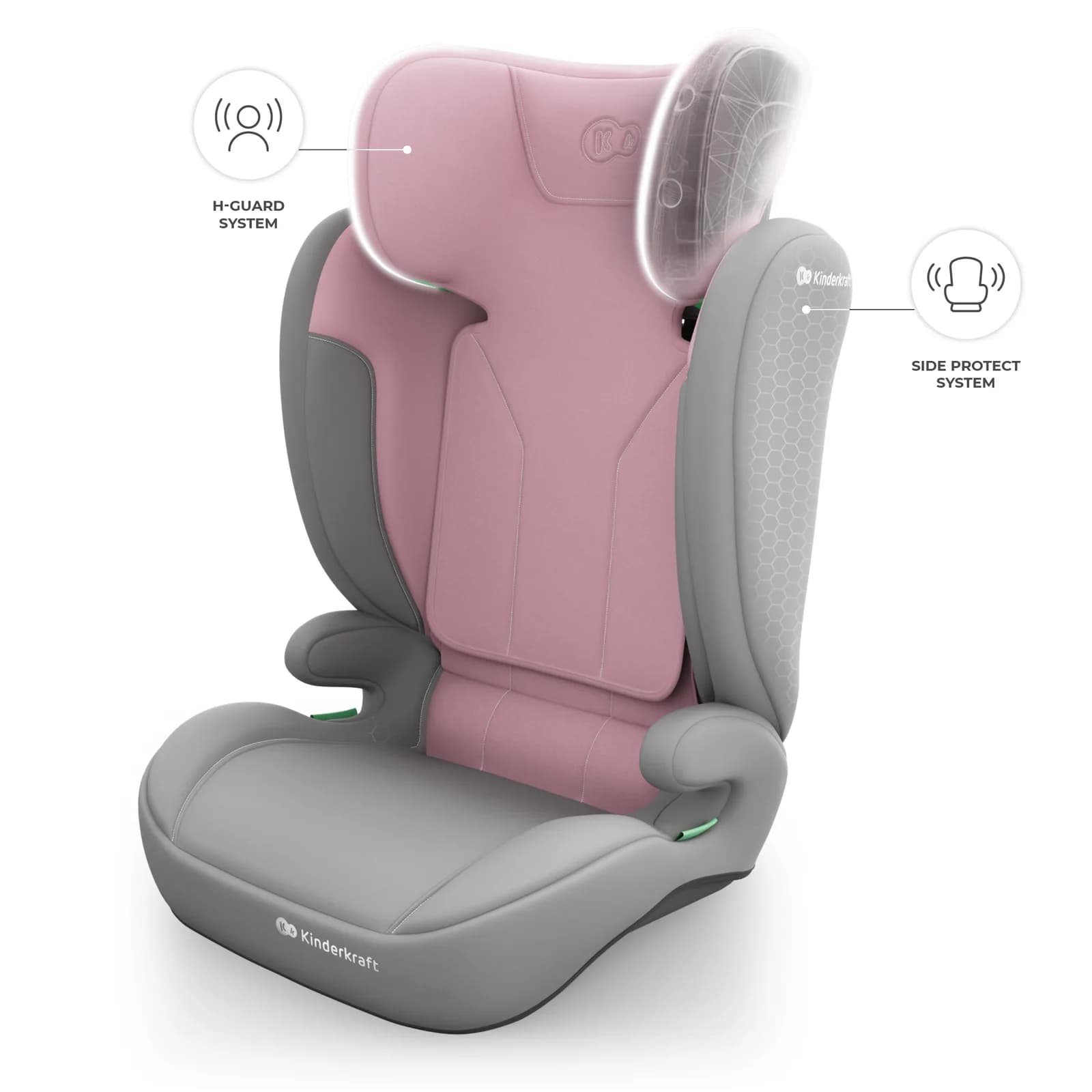 Автокрісло Kinderkraft i-Spark 2 Plus i-Size KCISPA02PNKPL00 Pink фото 4