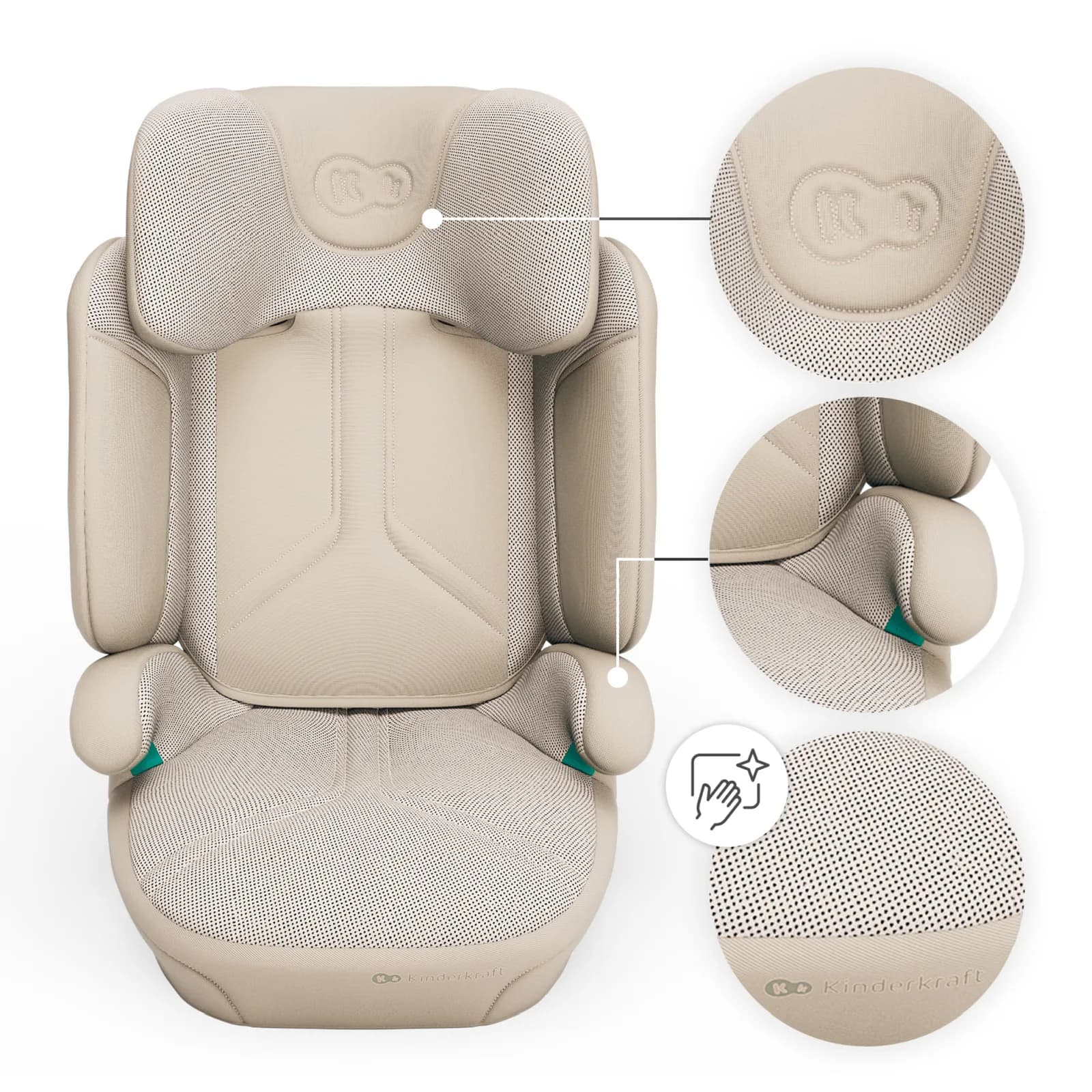 Автокрісло Kinderkraft Xpand 2 PRO i-Size KCXPPR02BEG0000 Beige фото 4
