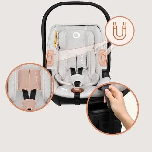 Автокрісло Lionelo Moxie Next i-Size Beige Sand LO-MOXIE NEXT I-SIZE BEIGE SAND фото 4
