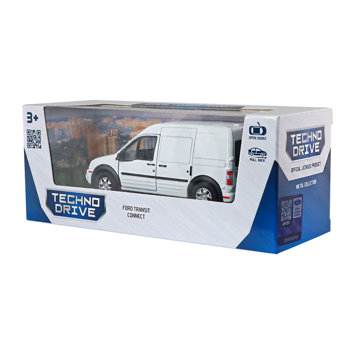 Машина Techno Drive Ford Transit Connect 1:43 250386W фото 13
