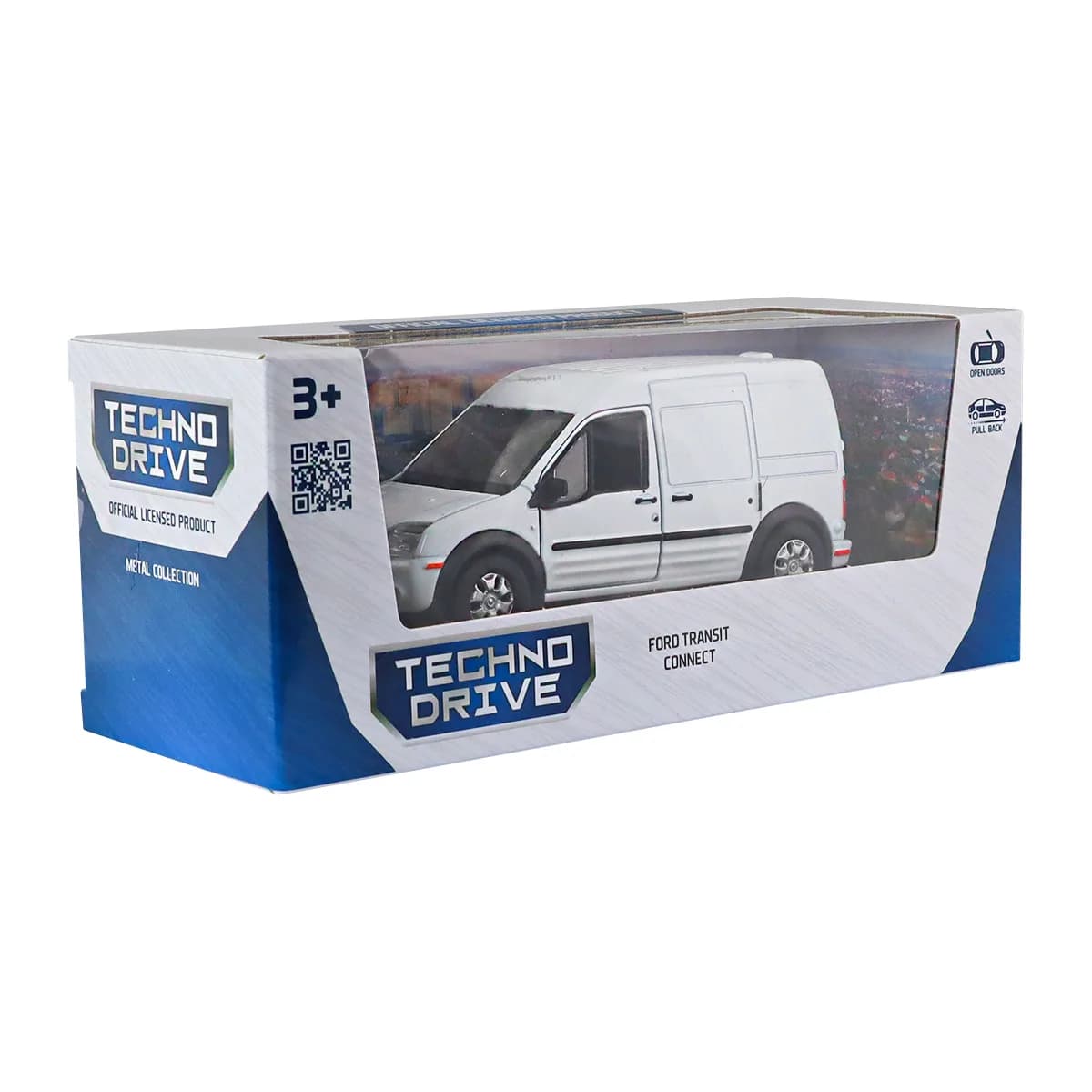 Машина Techno Drive Ford Transit Connect 1:43 250386W фото 14