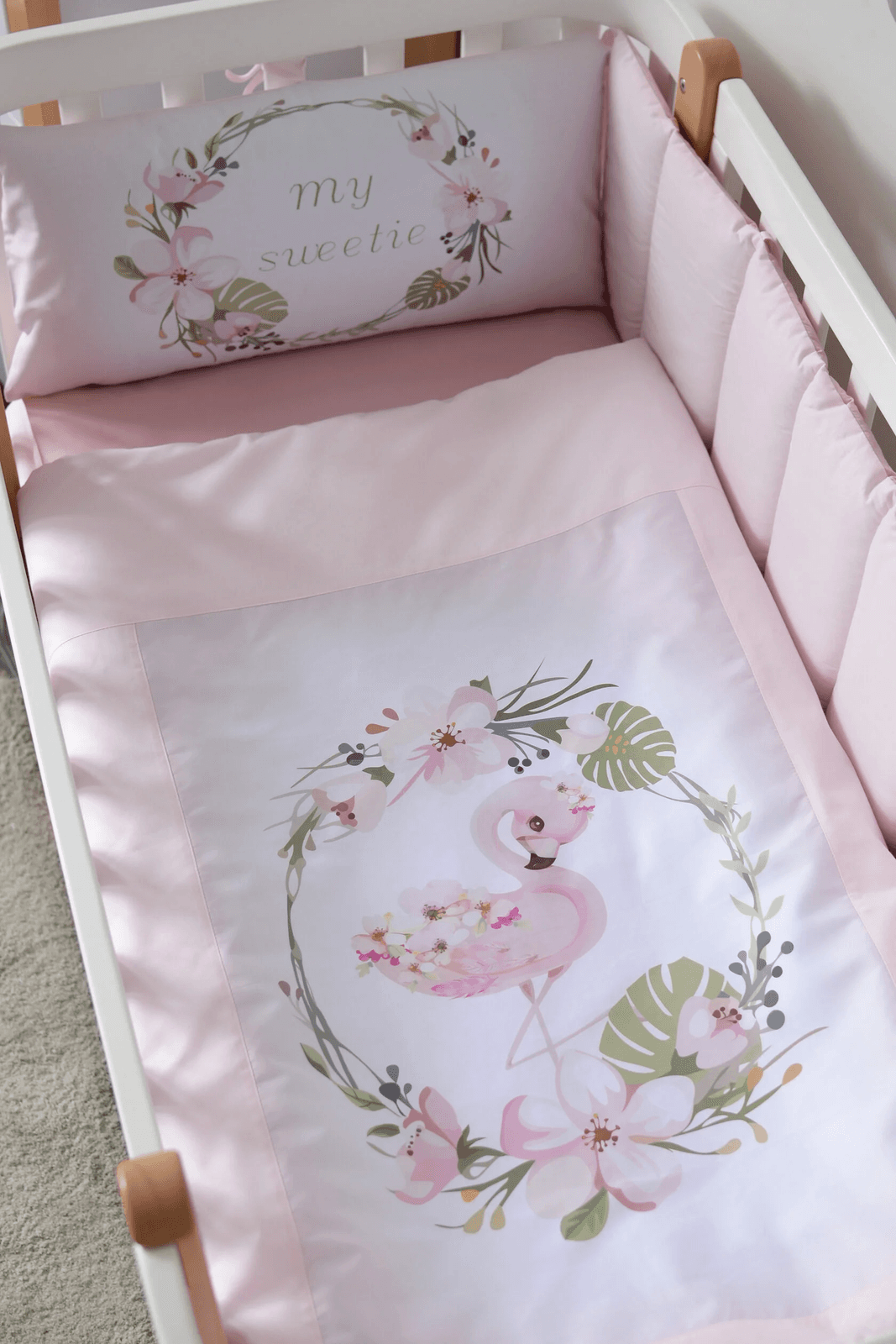 Постільний комплект Верес Flamingo pink New 6од 217.01.1