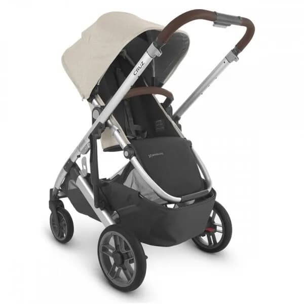 Коляска прогулянкова Uppababy Cruz V2 Declan Oat Melange/Silver frame/Chestnut leather 0420-CRZ-EU- DCL фото 3