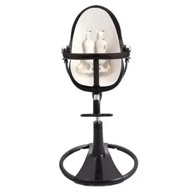 Стільчик для годування Bloom Fresco Noir + набiр вкладишiв Bloom Fresco coconut white E10535-BB\E10516-CWL фото 2
