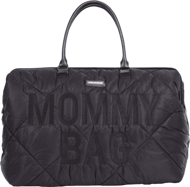 Сумка для мами Childhome puffered black CWMBBPBL