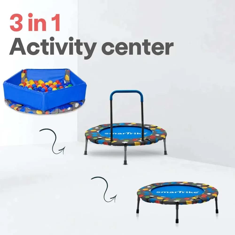 Батут 3 в 1 SmarTrike Trampoline з басейном з кульками 9200000 фото 2
