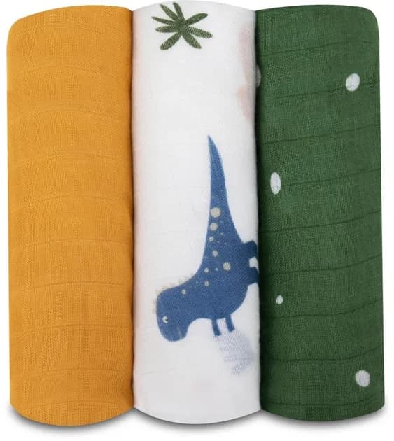 Пелюшка Lionelo Dino Bamboo Box Multicolor LO- DINO BAMBOO BOX MULTICOLOR фото 4