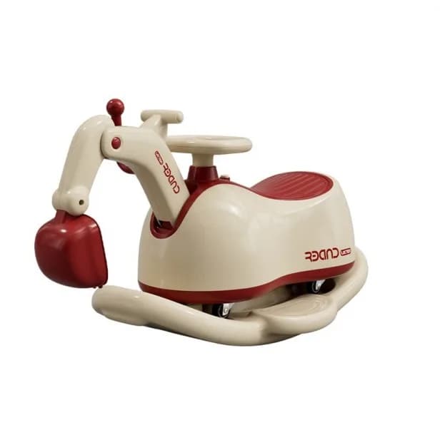 Каталка-толокар Beruty Excavator EX-911BR beige/red фото 2