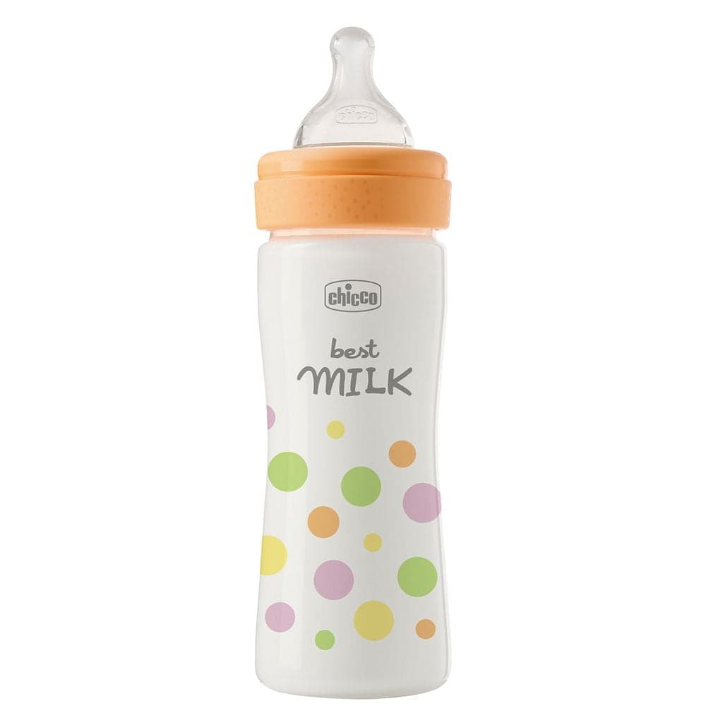 Пляшечка пластикова Chicco Perfect Easy 250мл, соска силіконова, середній потік 0+ 20243.10