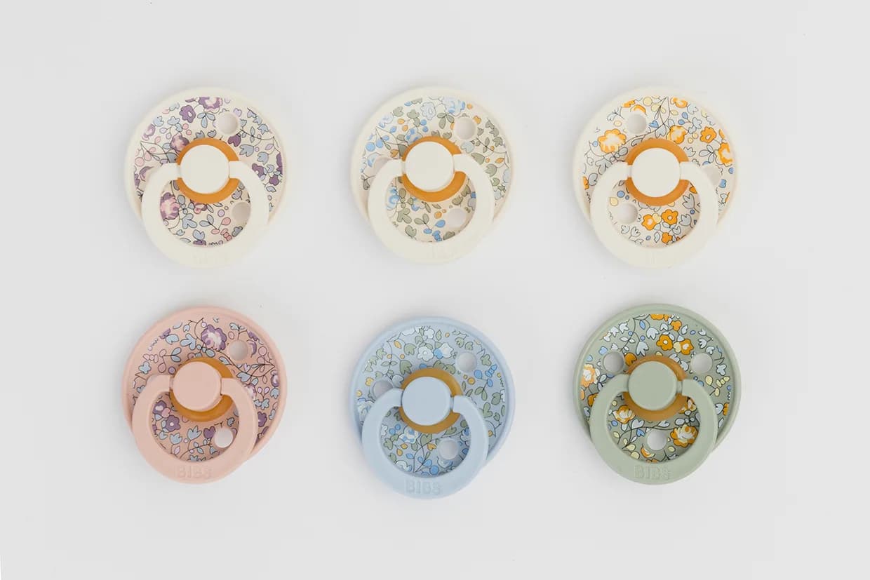 Пустушка латексна BIBS Liberty Pacifier Colour 6-18м 2шт 12011102 фото 3