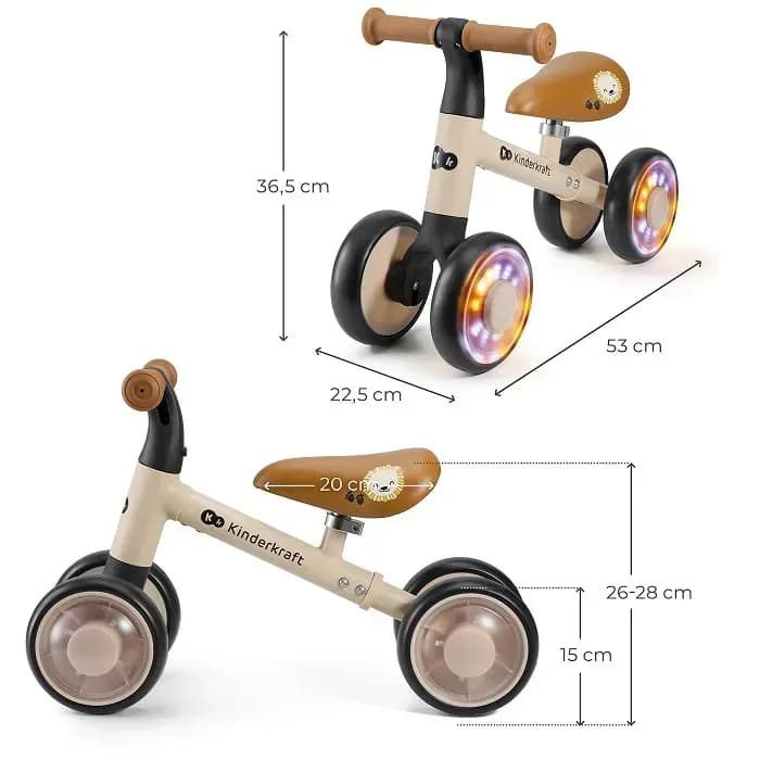 Біговел Kinderkraft Cutie Flash KRCUFL00BEG0000 Beige фото 7