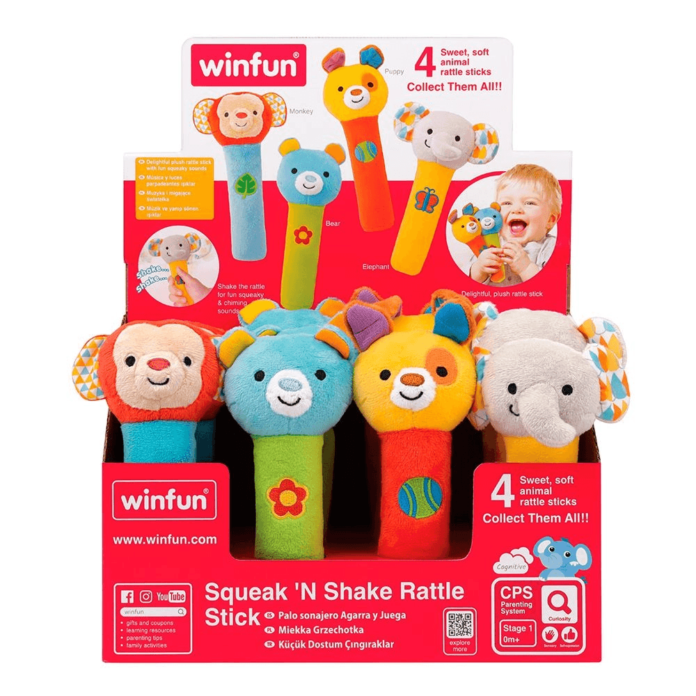 Брязкальце WinFun Тваринки 253301-NI