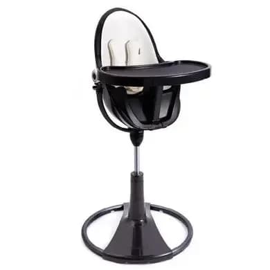 Стільчик для годування Bloom Fresco Noir + набiр вкладишiв Bloom Fresco coconut white E10535-BB\E10516-CWL фото 4