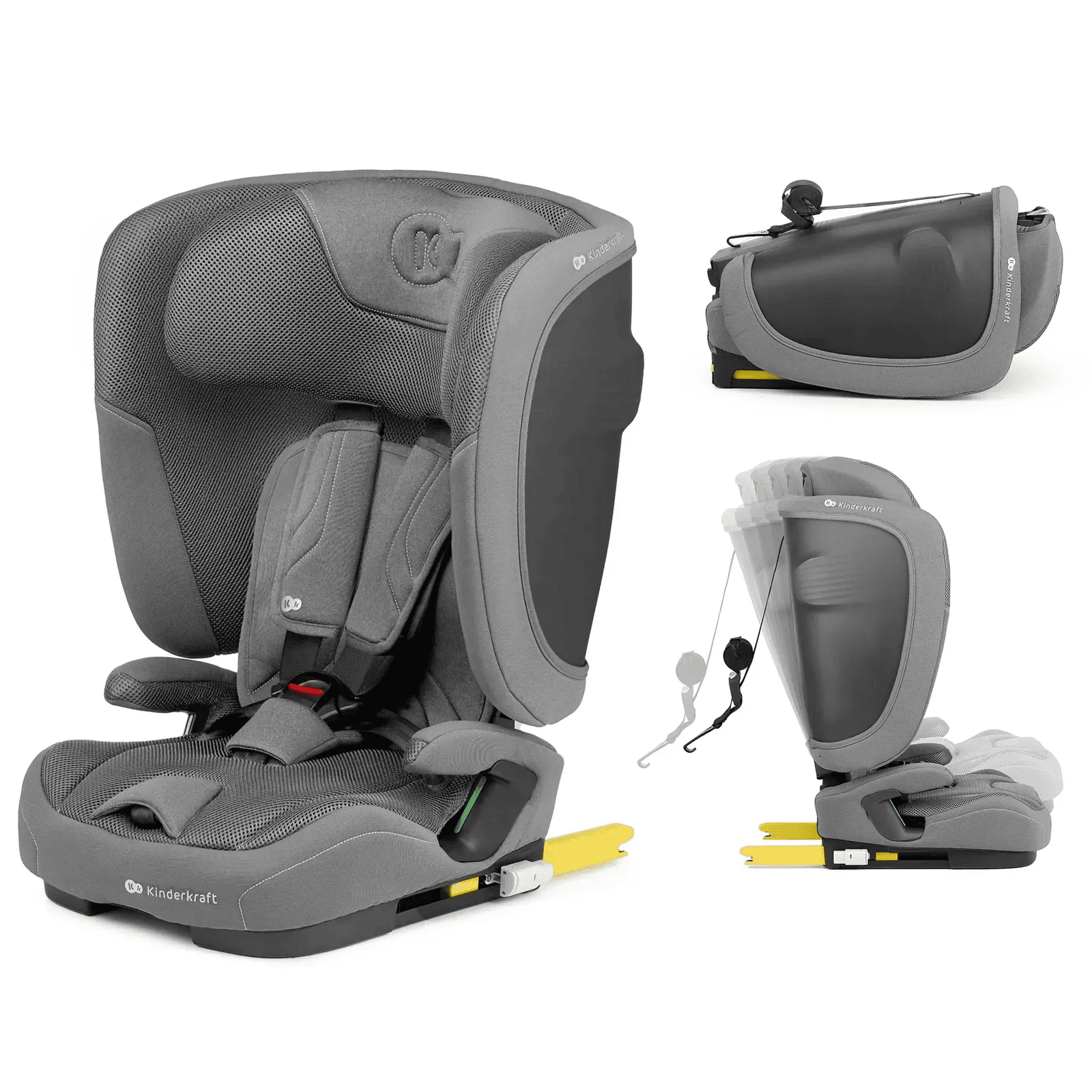 Автокрісло Kinderkraft Fix2Go KCFI2GO0GRY0000 Grey