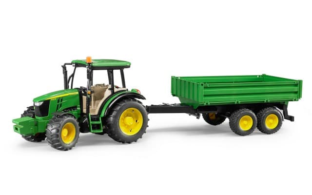 Трактор John Deere з причіпом Bruder 02108