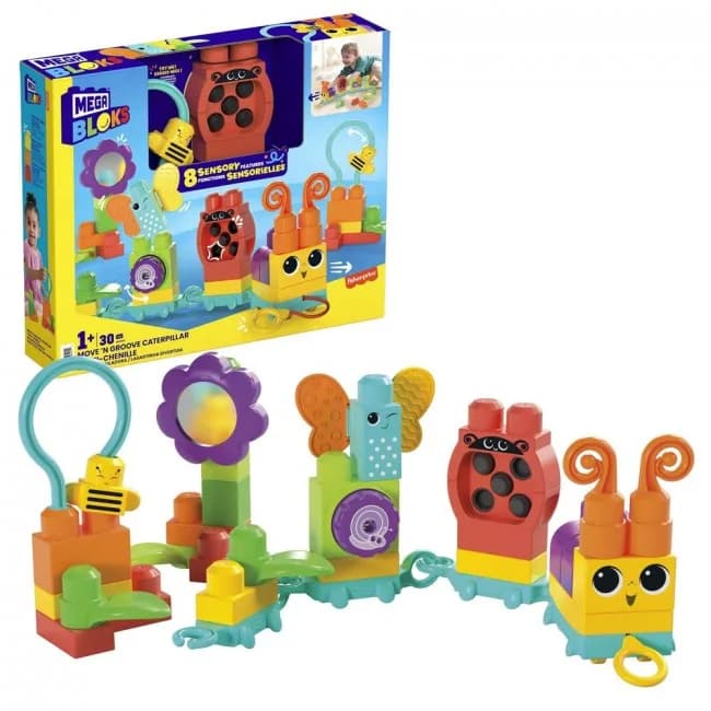 Конструктор MEGA BLOKS Гусениця 30дет HKN44 фото 5