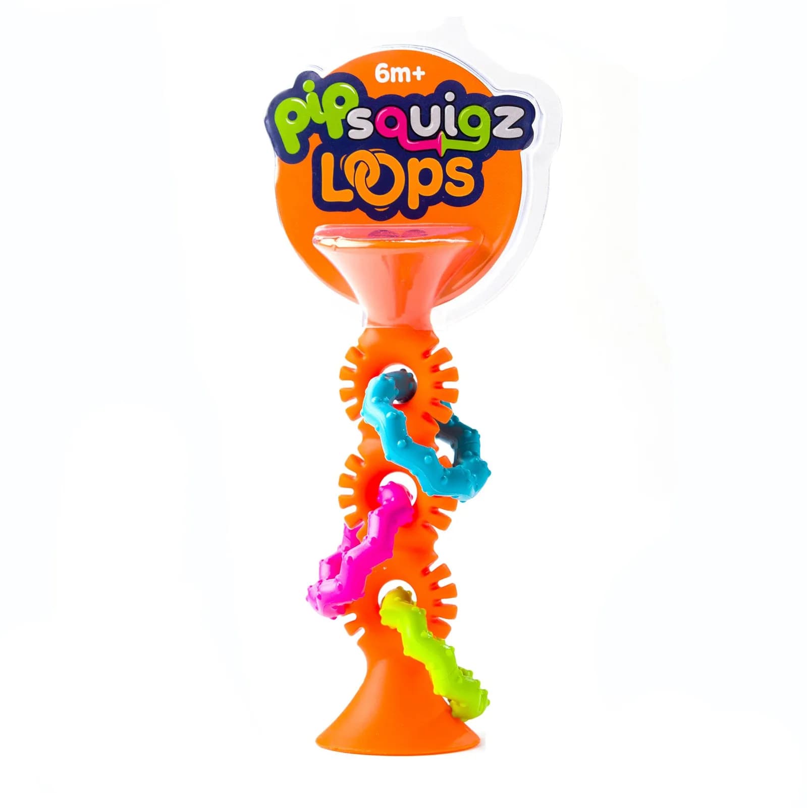 Брязкальце-прорізувач Fat Brain Toys pipSquigz Loops F165ML фото 7