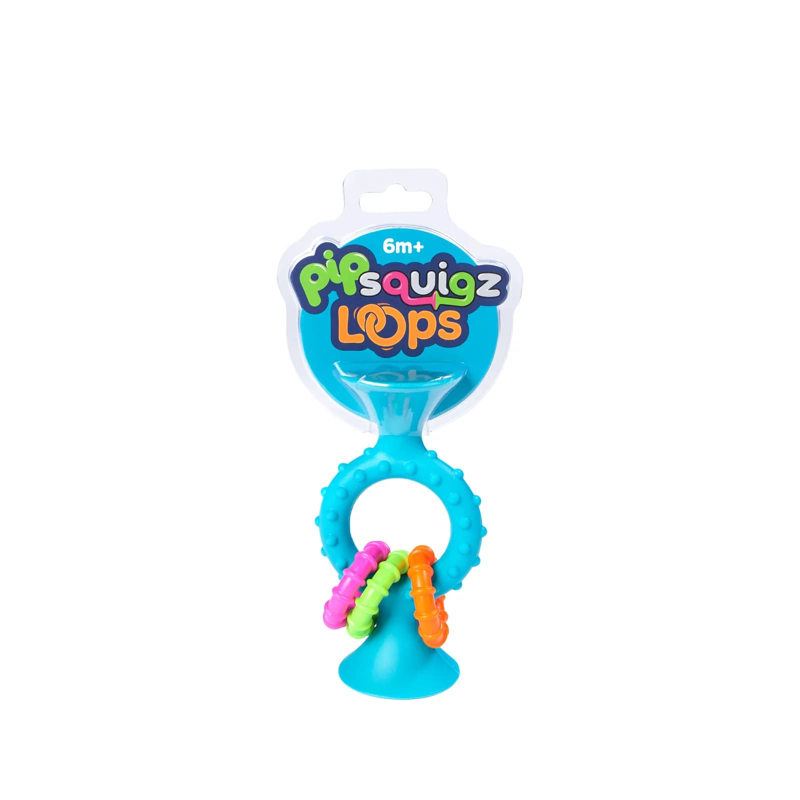 Брязкальце-прорізувач Fat Brain Toys pipSquigz Loops F166ML фото 2 Брязкальце-прорізувач Fat Brain Toys pipSquigz Loops F166ML фото 2