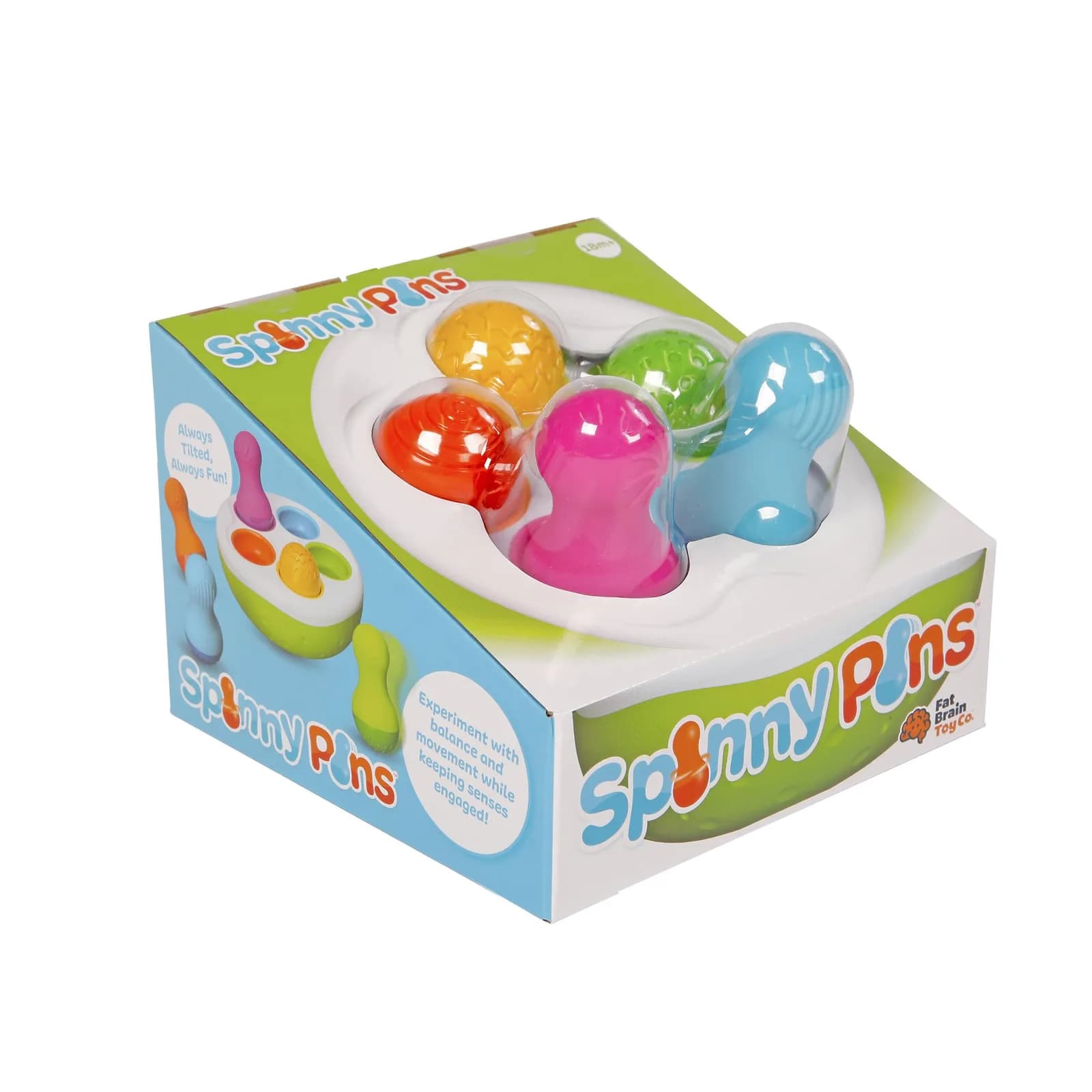 Сортер-балансир Неваляшки Fat Brain Toys Spinny Pins F248ML фото 2
