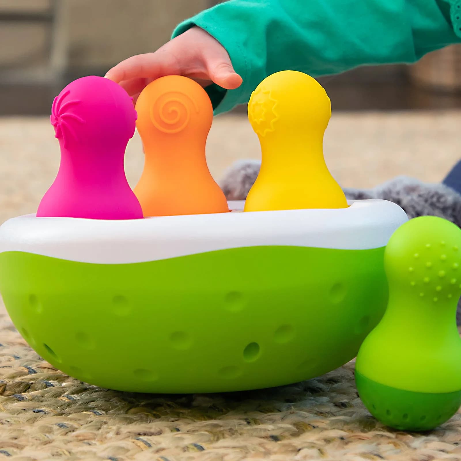Сортер-балансир Неваляшки Fat Brain Toys Spinny Pins F248ML фото 7