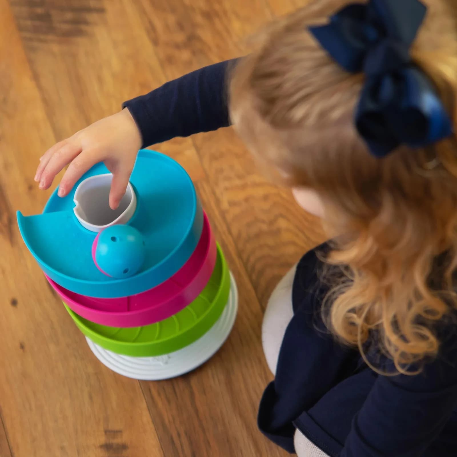 Іграшка розвиваюча Трек-балансир для кульок Fat Brain Toys Wobble Run F273ML фото 8