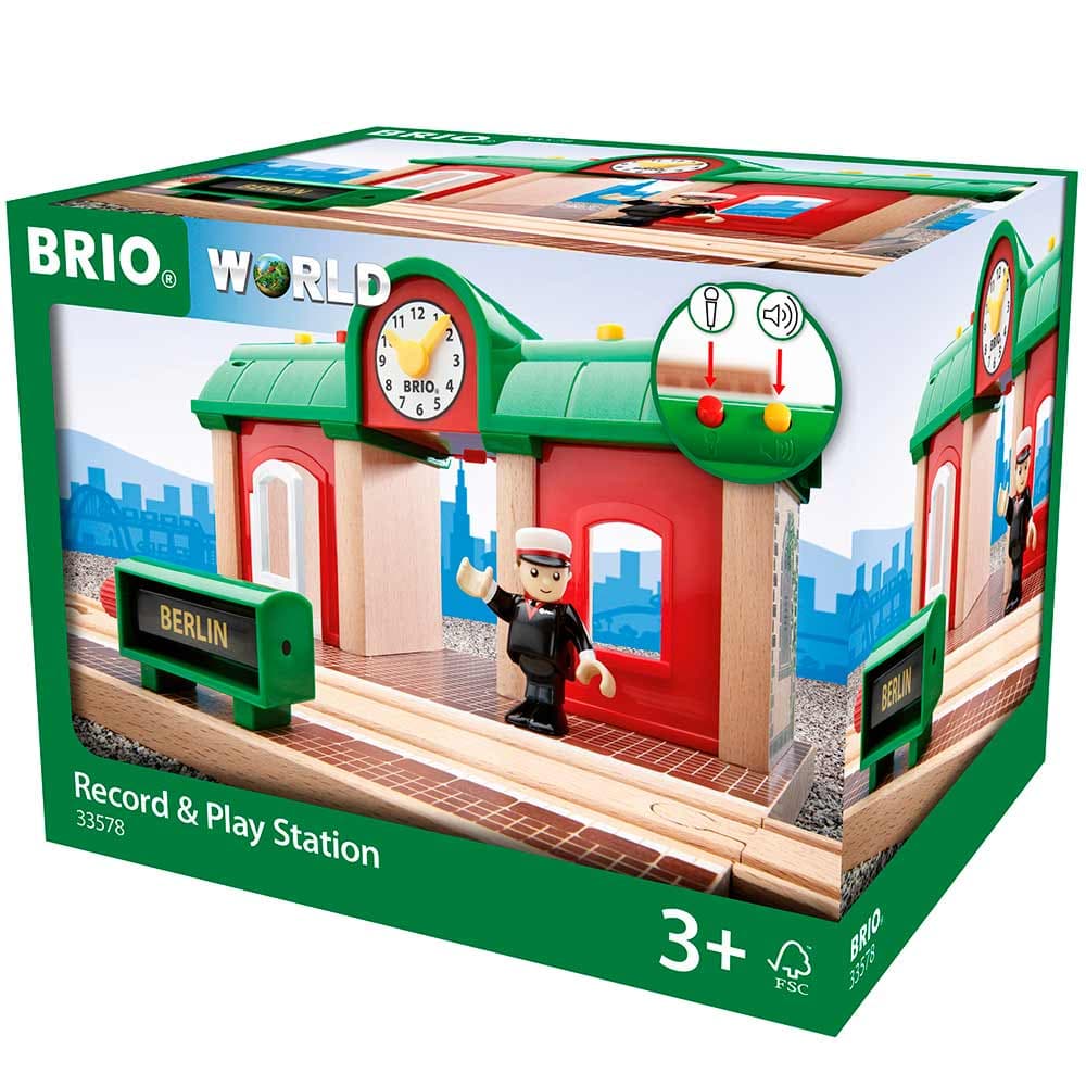 Станція для залізниці зі звукозаписом Brio 33578