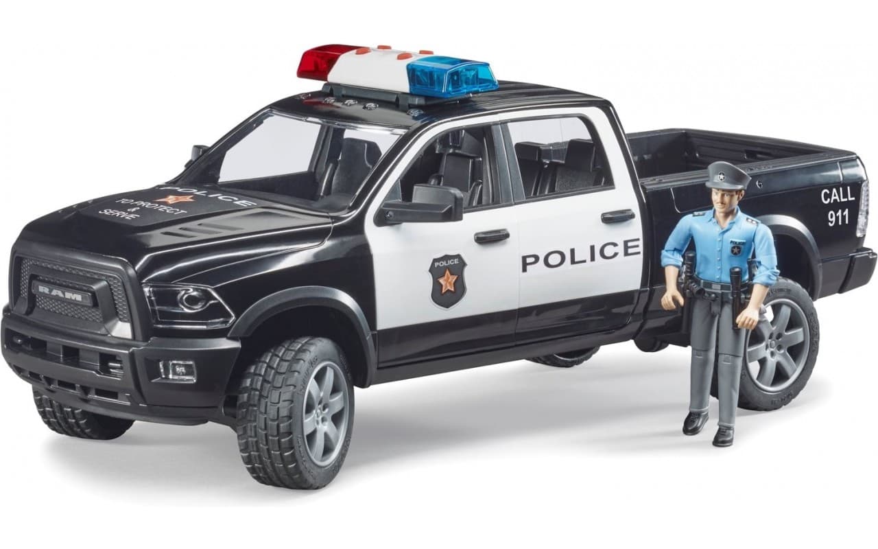 Поліцейський пікап Wrangler з поліцейським Bruder 02505