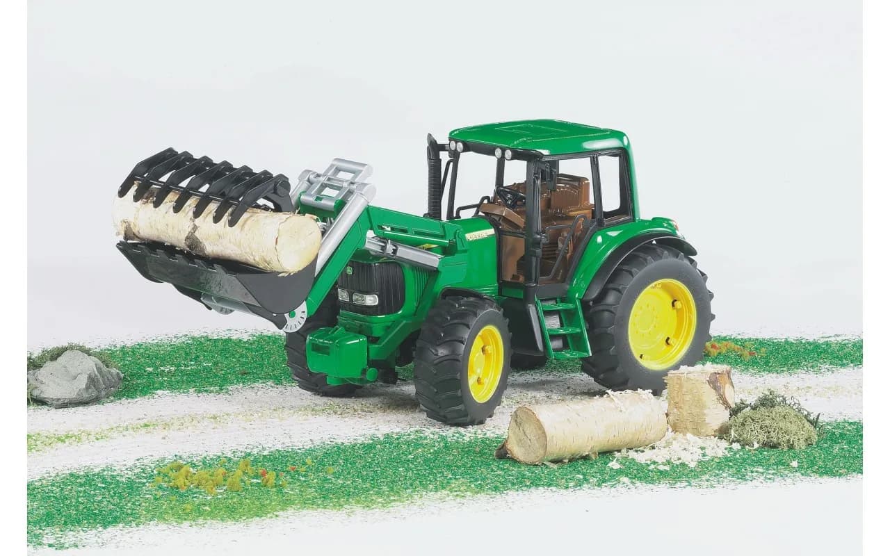 Трактор John deere 6920 з навантажувачем Bruder 02052 фото 2