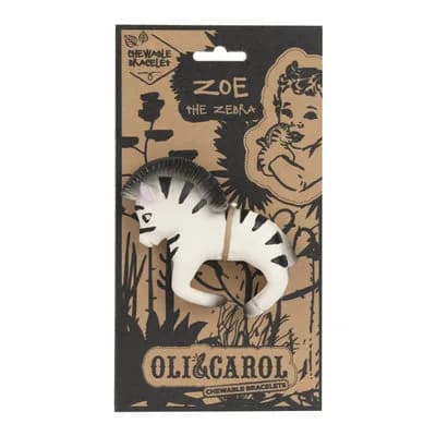 Іграшка прорізувач Oli&Carol Зебра Зої L-ZEBRA-UNIT фото 2