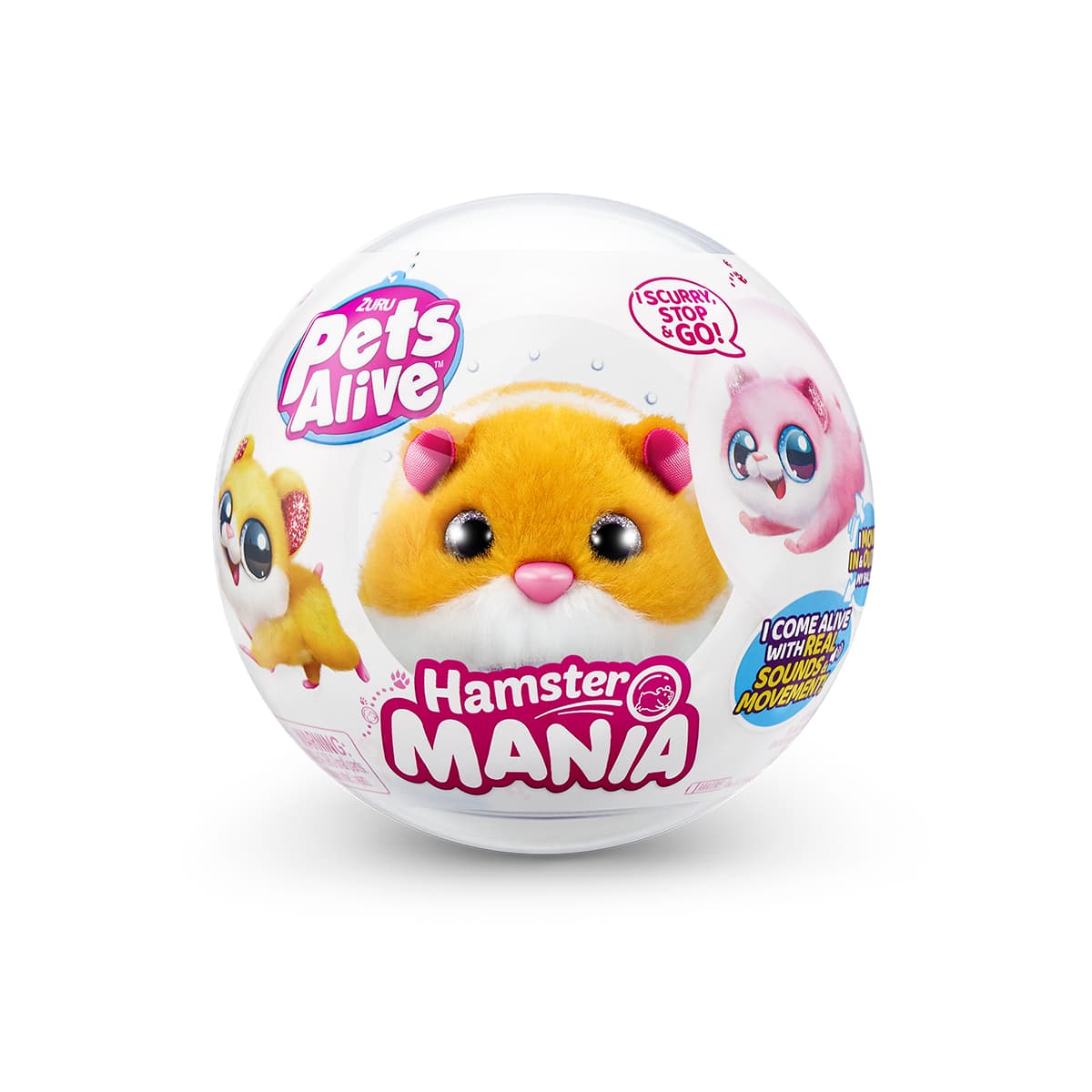 Іграшка інтерактивна Zuru Pets Alive Кумедний хом'ячок 9543-4