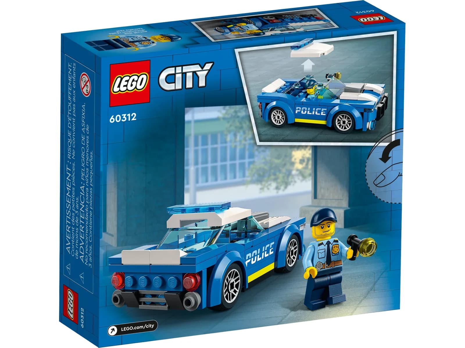 Конструктор Lego City Поліцейська машина 94дет 60312 фото 2