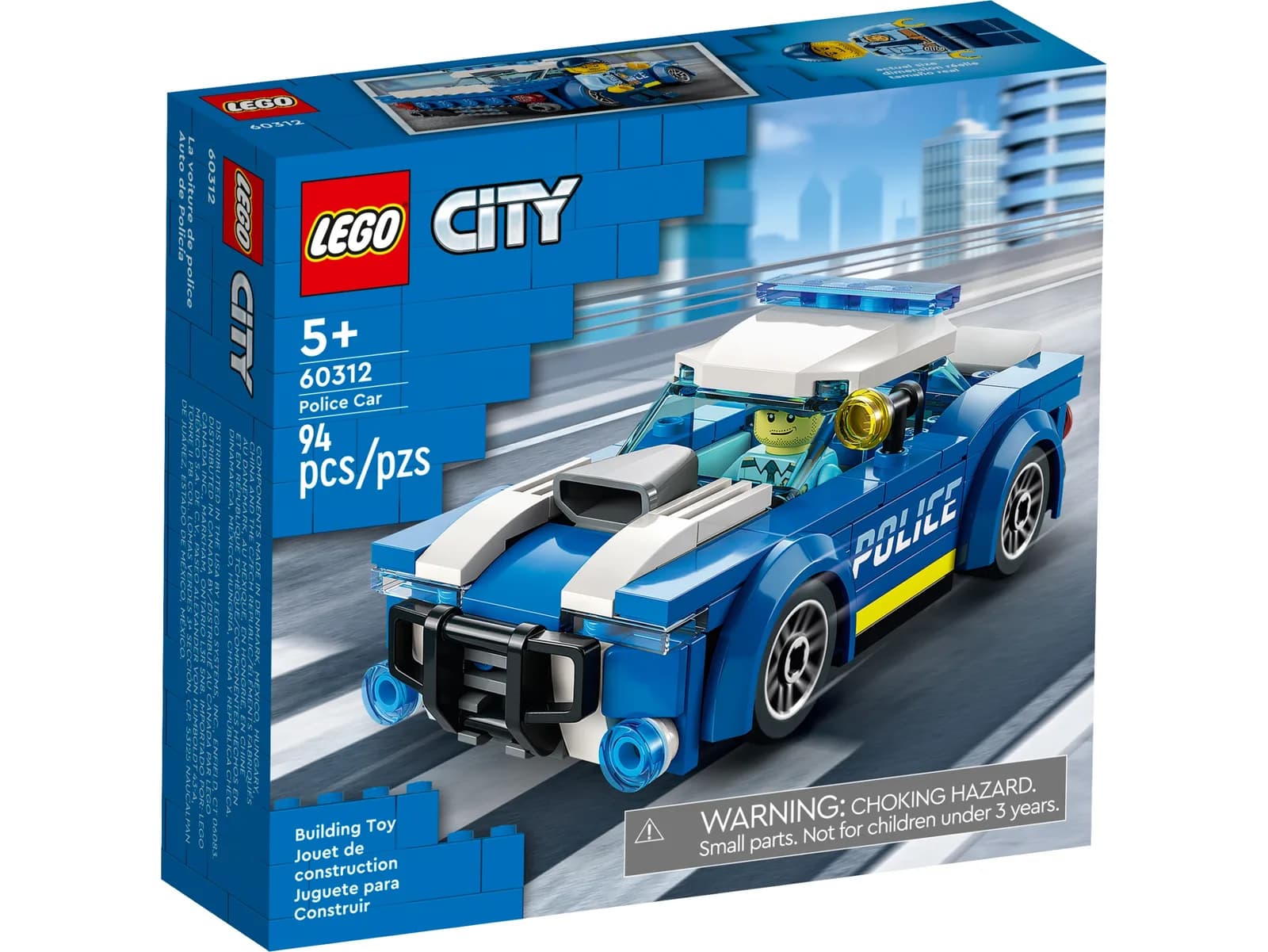 Конструктор Lego City Поліцейська машина 94дет 60312 фото 5