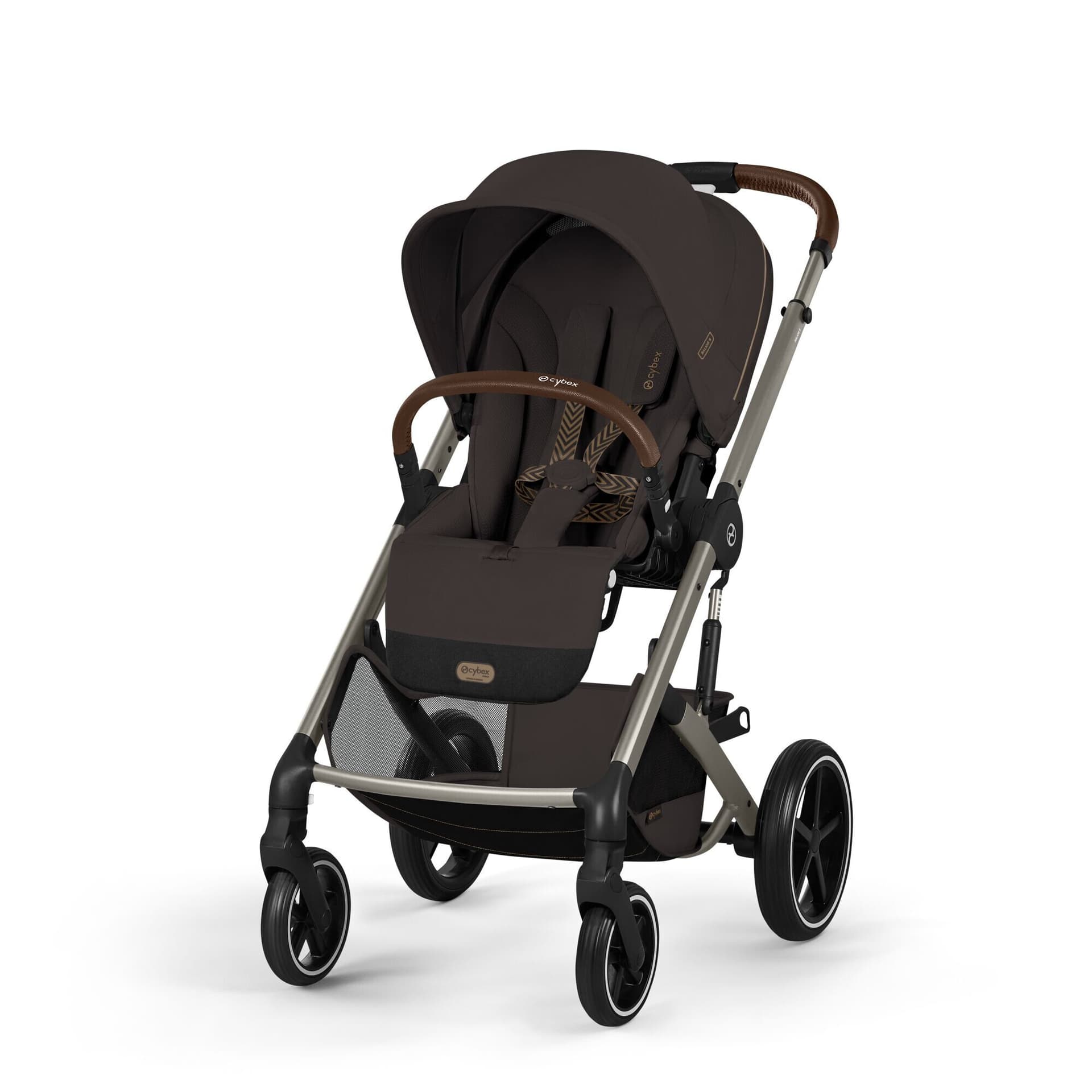 Коляска прогулянкова Cybex Balios S Lux TPE Chocolate Brown 526001205
