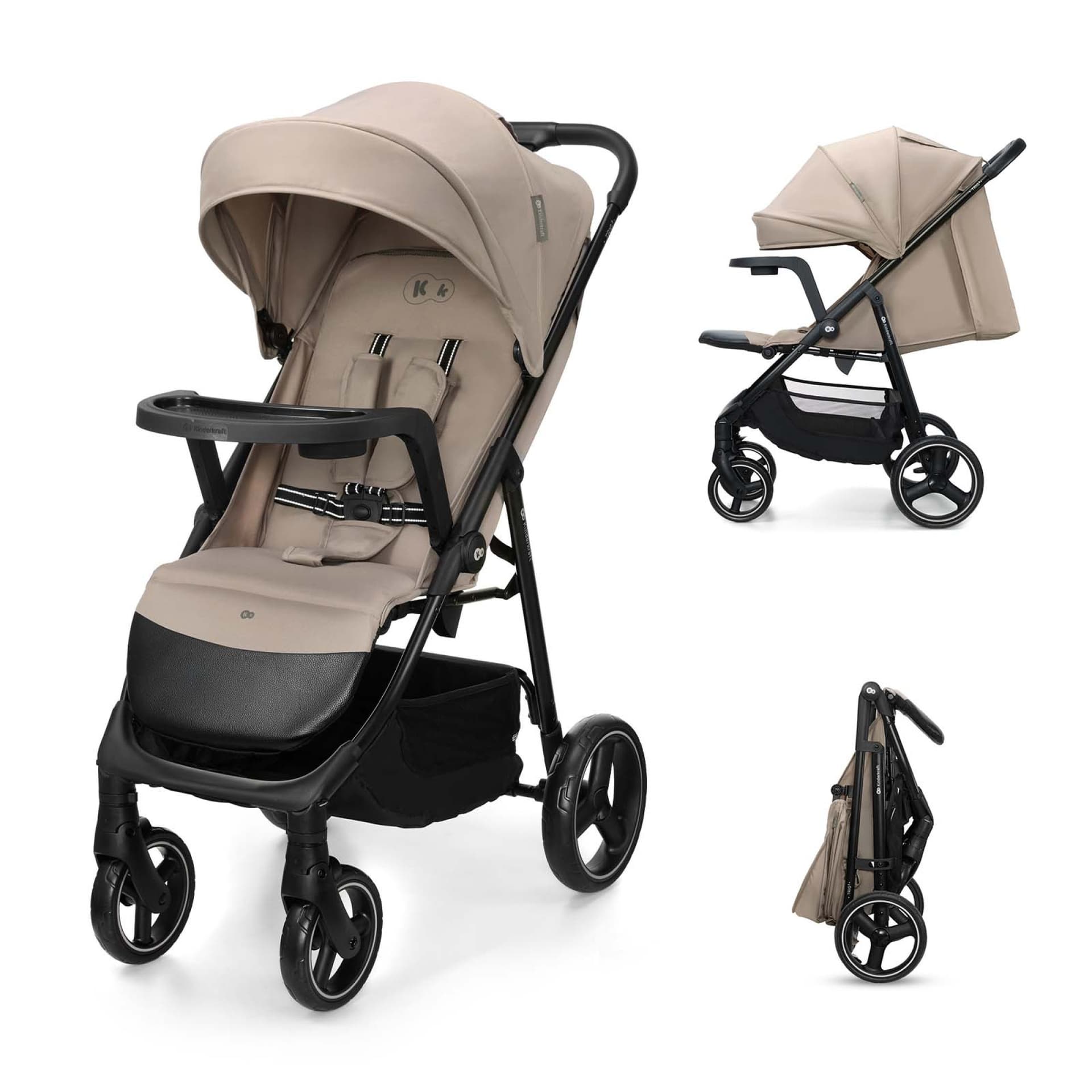 Коляска прогулянкова Kinderkraft Trig 3 Tray KSTRIG03BEG000T Beige