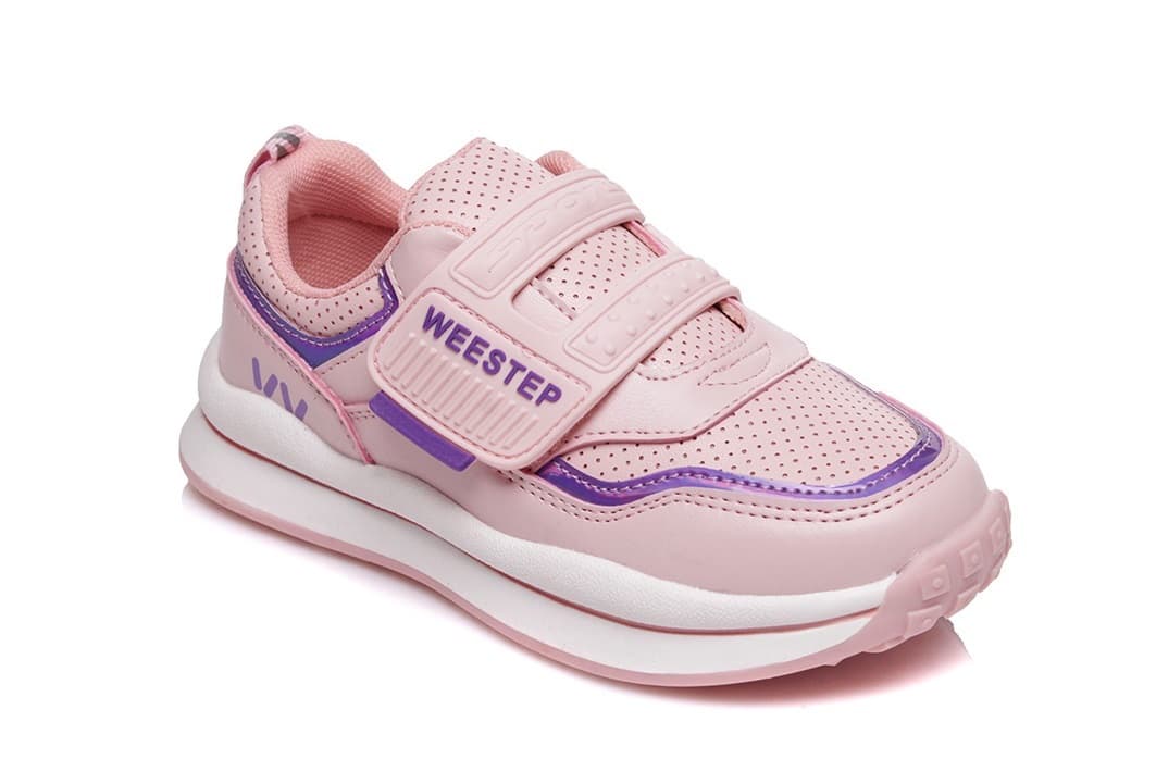 Кросівки для дівчинки Weestep з перфорацією на липучці демісезонні