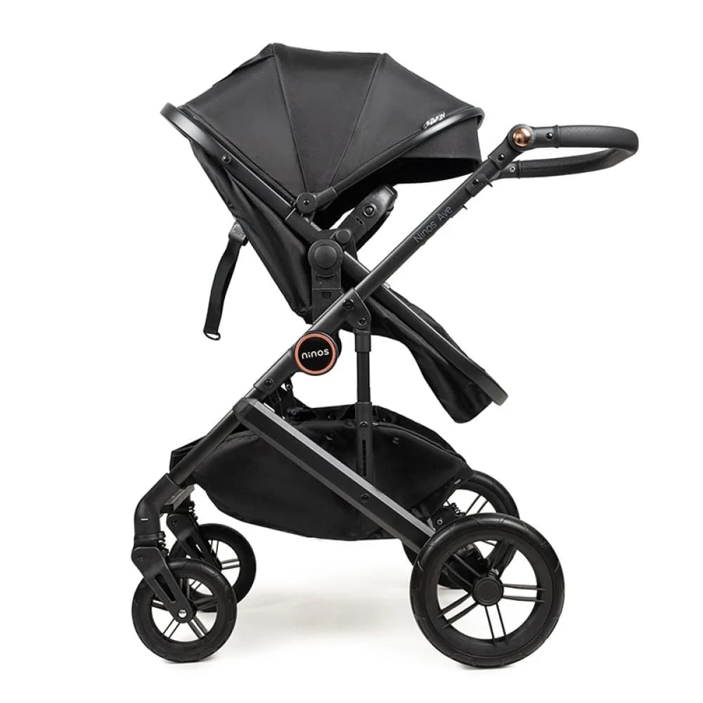 Коляска-трансформер 3в1 Ninos Ave NAV3V12026BL Black фото 6