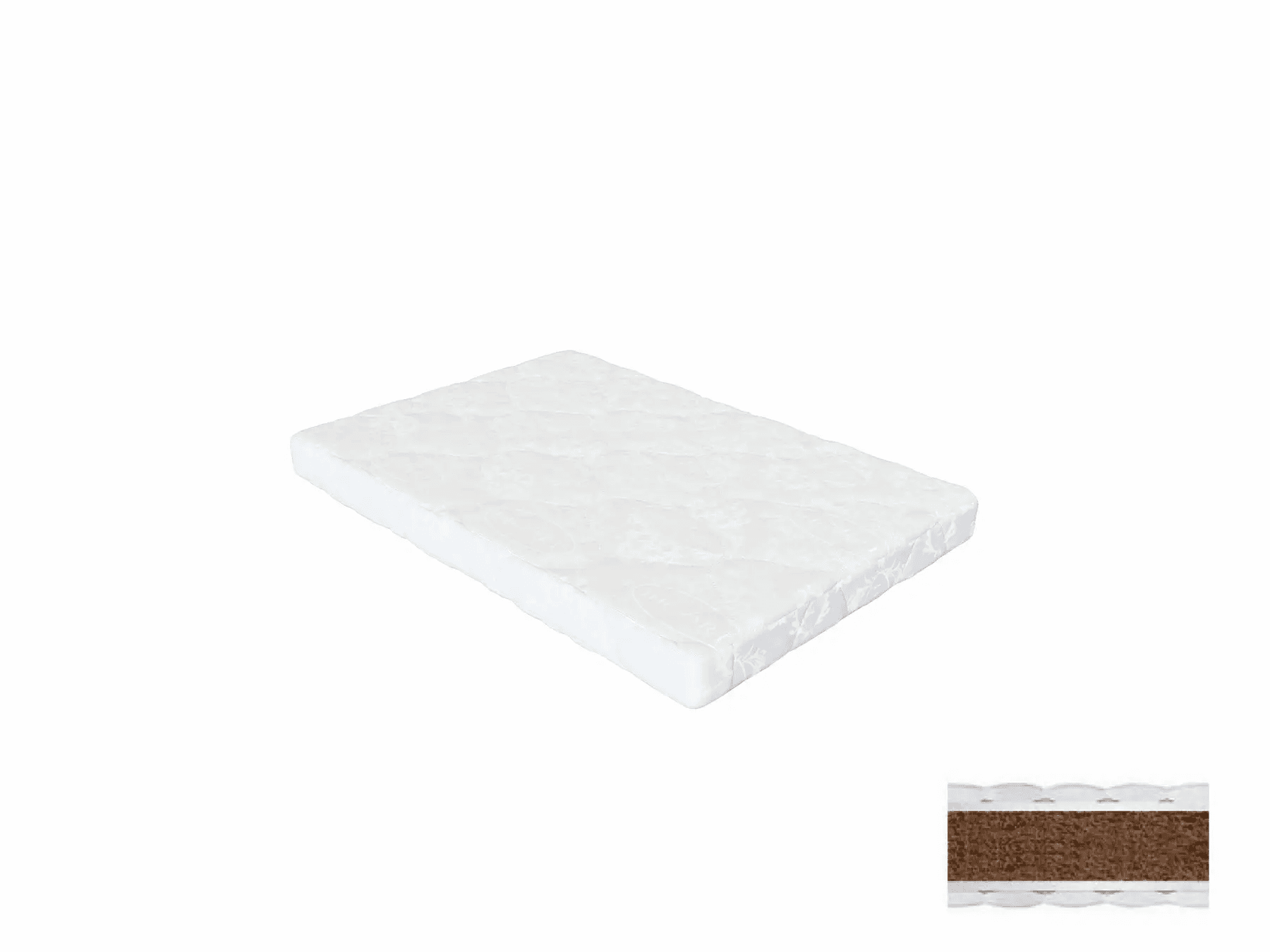 Середня секція матраца в ліжко IngVart Smart Bed Round 72х48 см 7215253