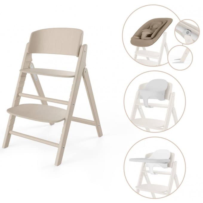 Стільчик для годування Cybex Click&Fold 4в1 524000869 All Natural