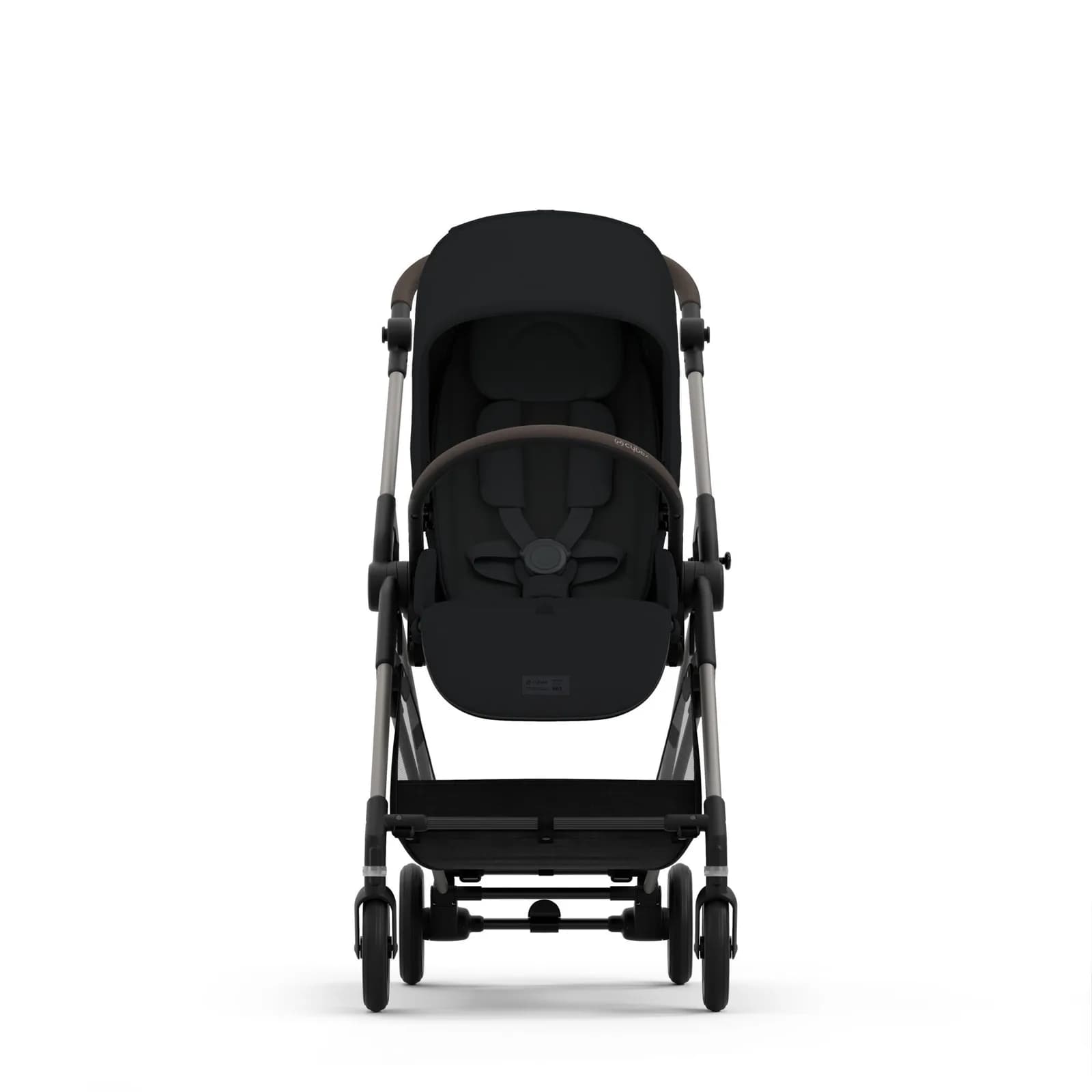 Коляска прогулянкова Cybex Melio 522002647 Moon Black фото 4
