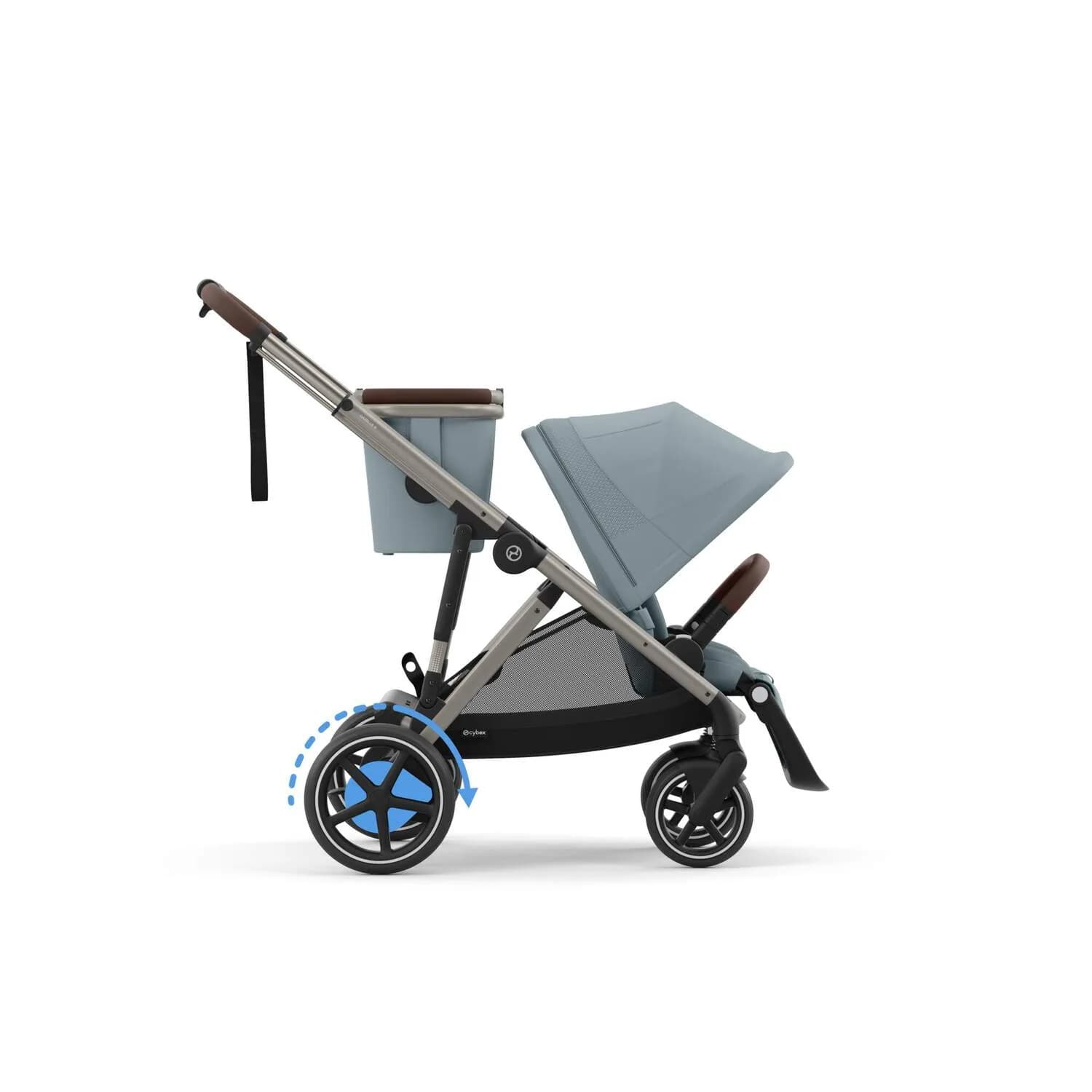 Коляска прогулянкова Cybex e-Gazelle S TPE 524000535 Stormy Blue фото 4