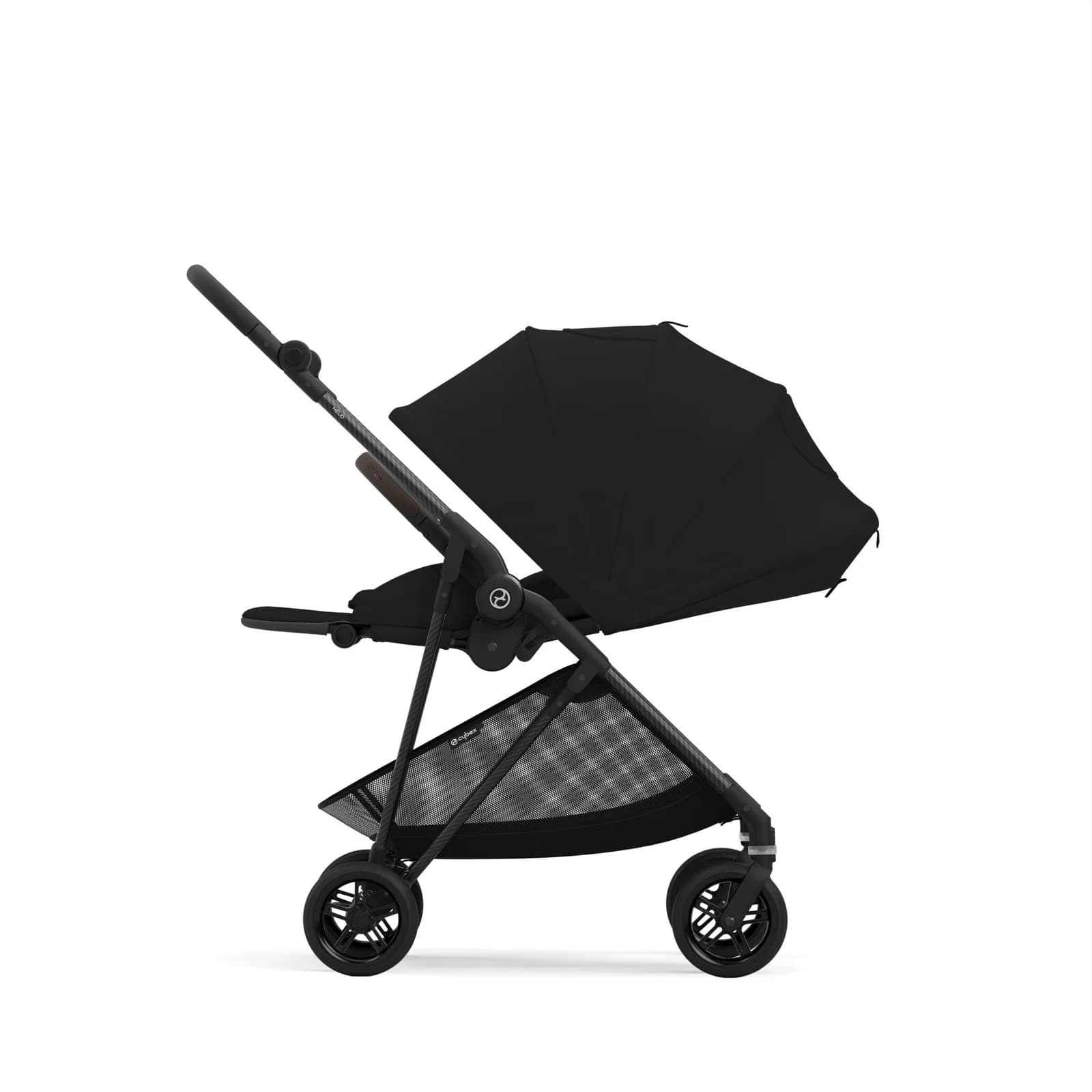 Коляска прогулянкова Сybex Melio Carbon 2023 524000013 Magic Black фото 3
