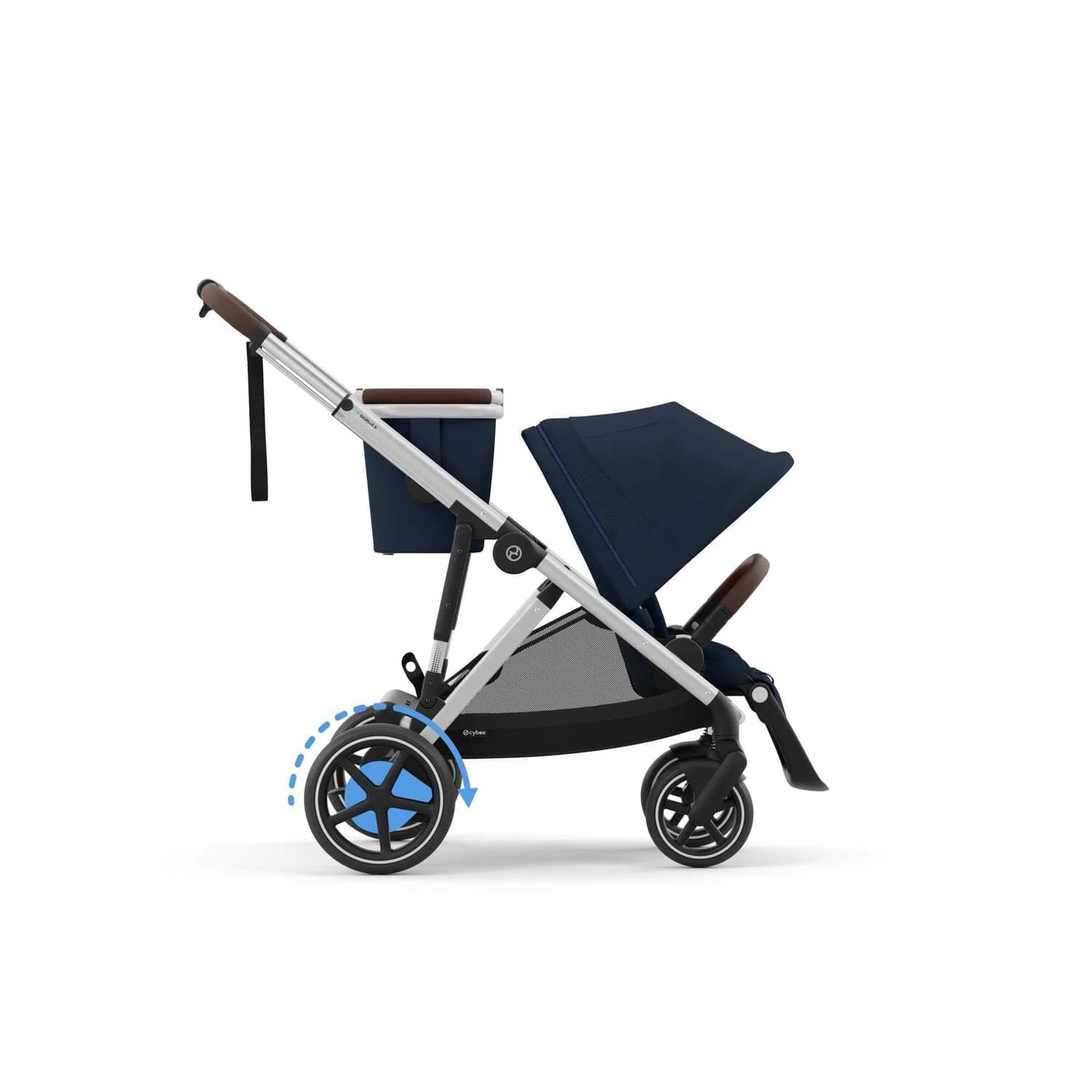 Коляска прогулянкова Cybex e-Gazelle S SLV 524000529 Ocean Blue фото 3