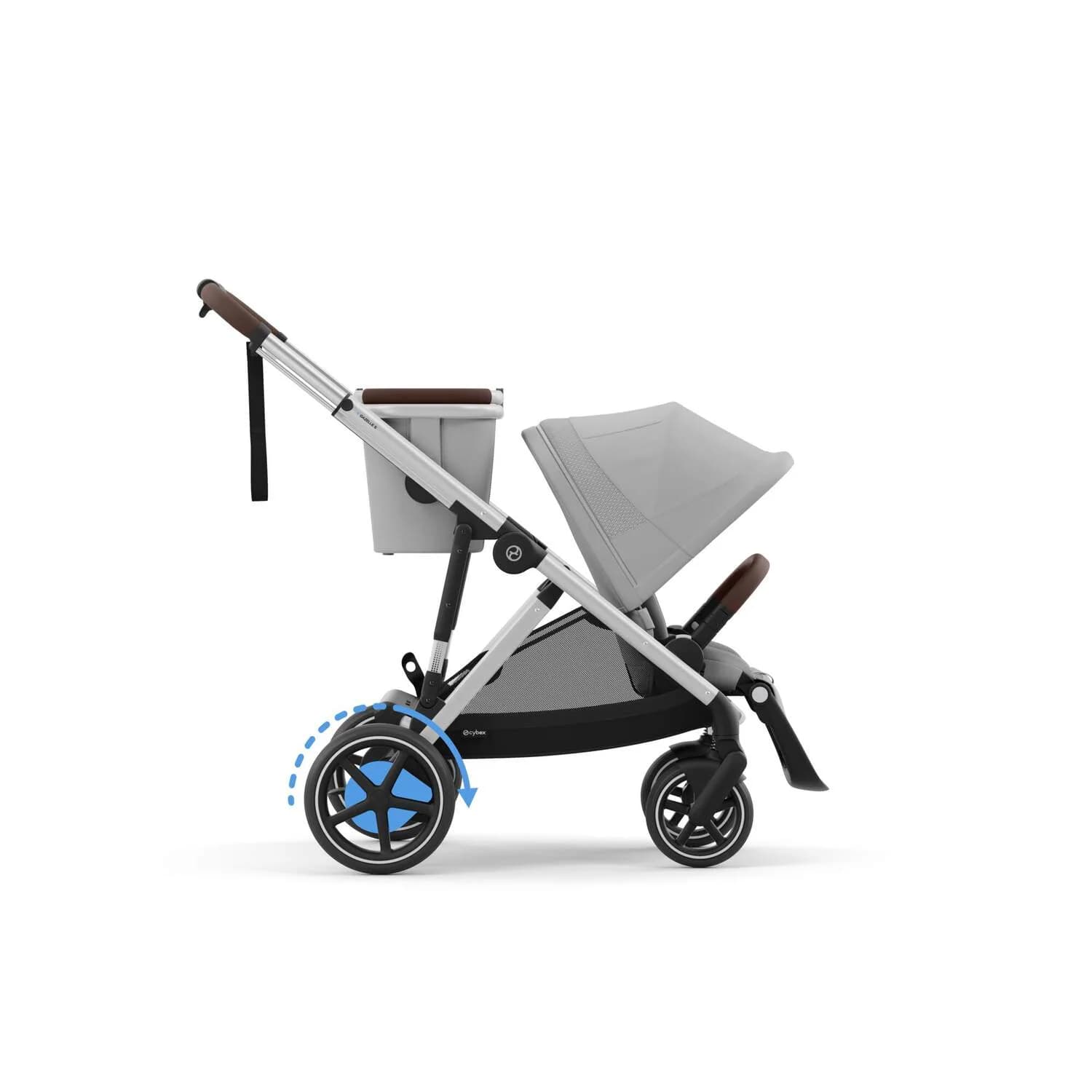 Коляска прогулянкова Cybex e-Gazelle S SLV 524000523 Stone Grey фото 5