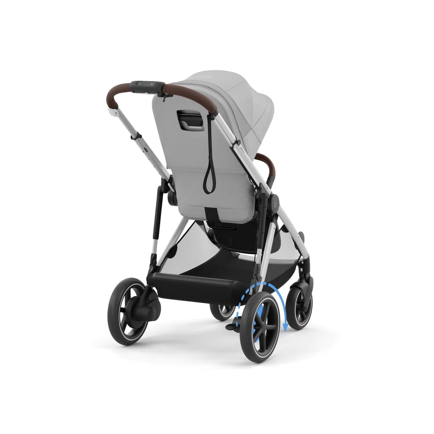 Коляска прогулянкова Cybex e-Gazelle S SLV 524000523 Stone Grey фото 3
