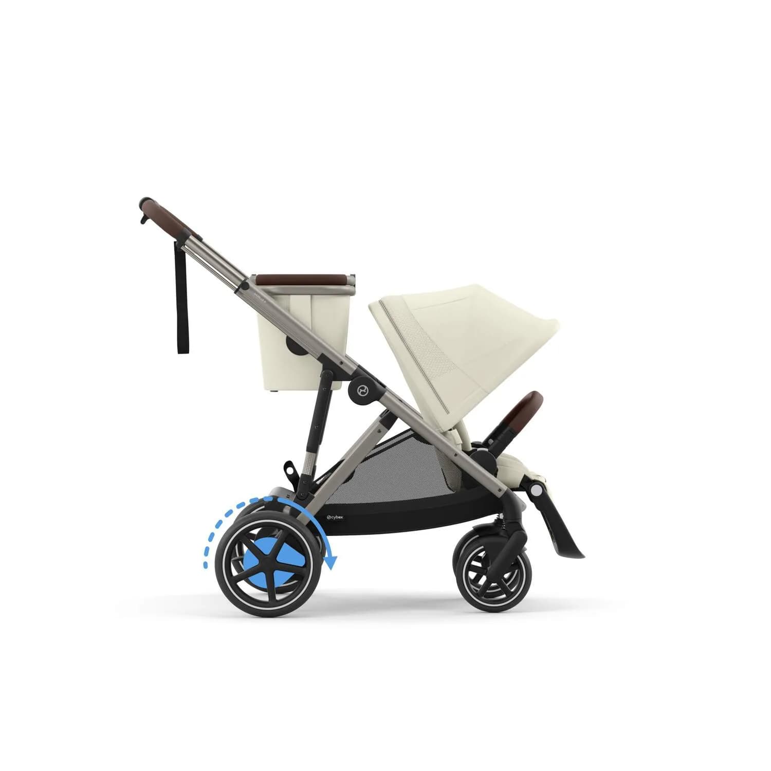 Коляска прогулянкова Cybex e-Gazelle S TPE 524000541 Seashell Beige фото 5